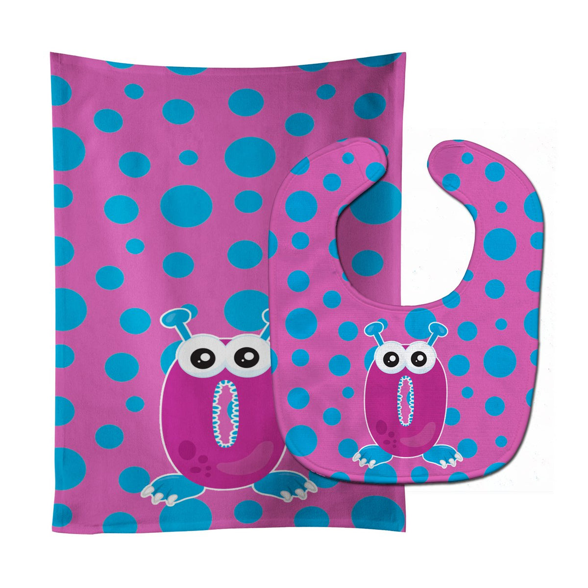 Monster Month 0 Baby Bib & Burp Cloth Easy-Clean Baby Bib Baby Feeding Accessory Baby Mealtime Essential