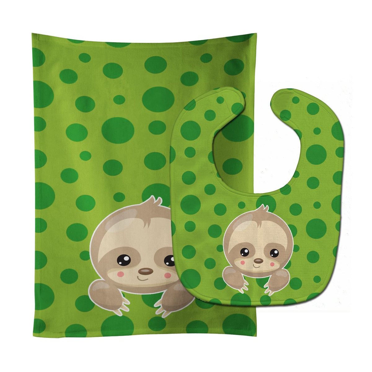 Sloth Paws Baby Bib & Burp Cloth Easy-Clean Baby Bib Baby Feeding Accessory Baby Mealtime Essential
