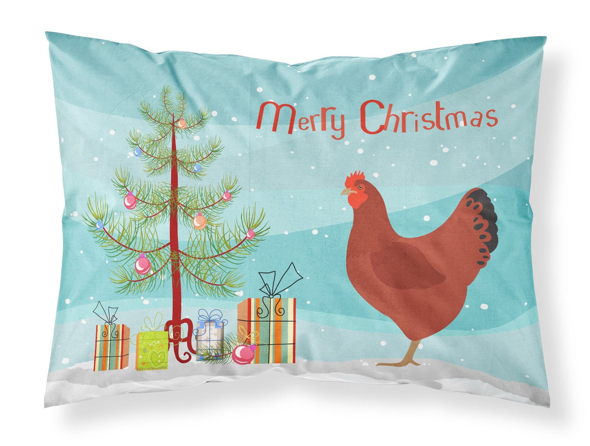New Hampshire Red Chicken Christmas Standard Pillowcase Lightweight Super Soft Easy Care Decorative Artwork Pillowcase, Standard