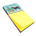 Hinny Horse Donkey Christmas Watercolor Sticky Note Holder Refillable Dispenser Desk Accessory 3x3 Pad Gift