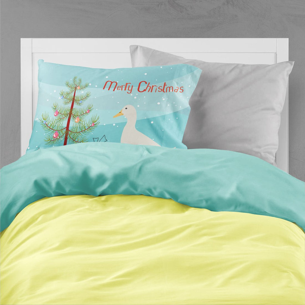American Pekin Duck Christmas Standard Pillowcase Lightweight Super Soft Easy Care Decorative Artwork Pillowcase, Standard
