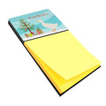 American Pekin Duck Christmas Watercolor Sticky Note Holder Refillable Dispenser Desk Accessory 3x3 Pad Gift