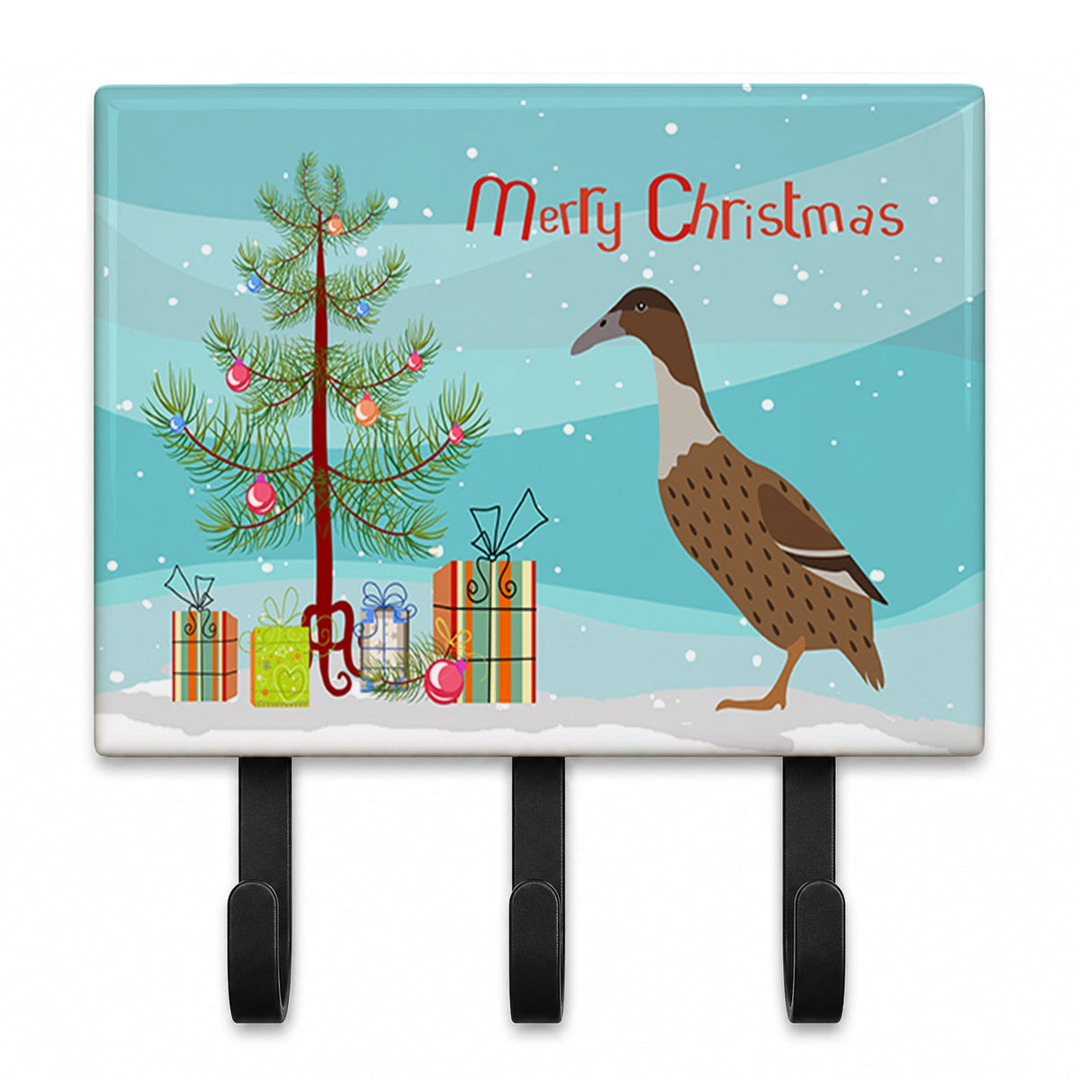 Dutch Hook Bill Duck Christmas Leash or Key Holder Wall Hooks, Coat Rack Wall Mount, for Hanging Keys, Towels, Aprons, Leashes