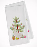 Embden Goose Christmas Kitchen Towel Set of 2 White Dish Towels Decorative Bathroom Hand towel for Hand, Face, Hair, Yoga, Tea, Dishcloth, 19 X 28", White