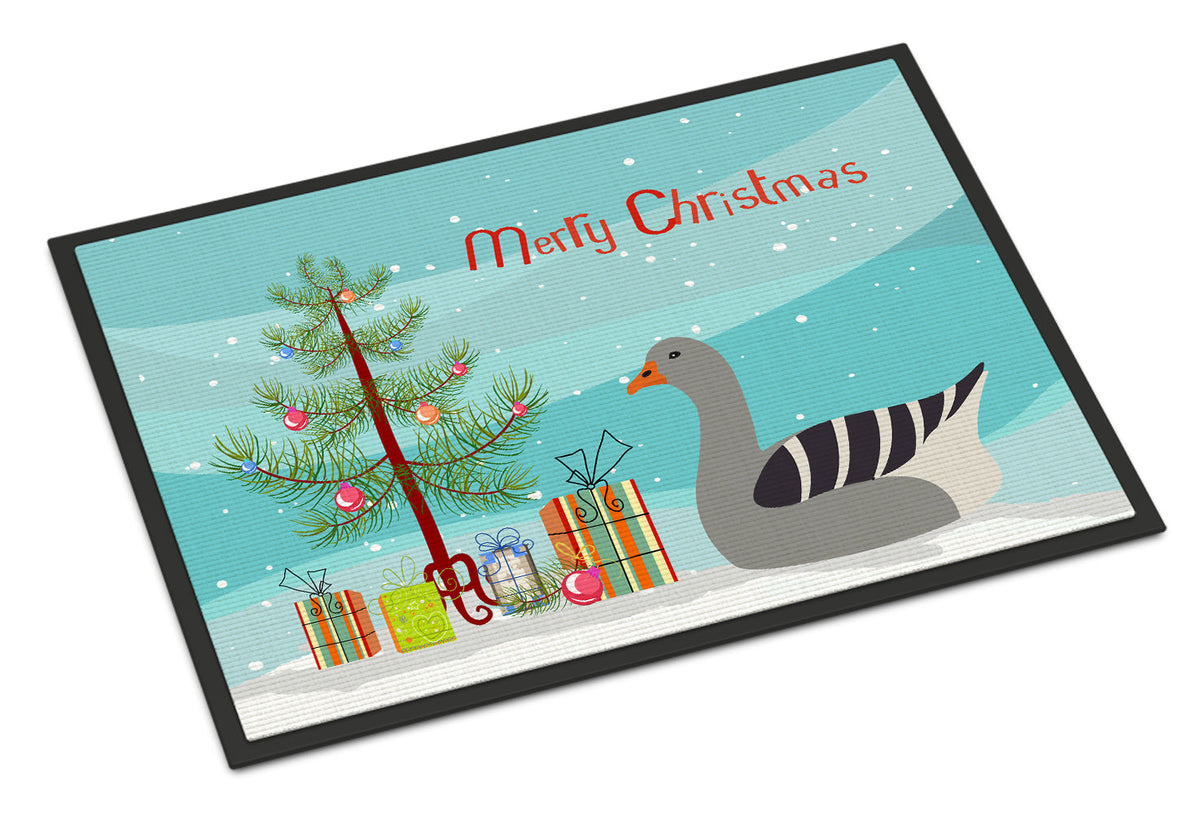 Pilgrim Goose Christmas Doormat Indoor Outdoor 24H X 36W Front Door Mat Rugs for Entryway, Non Slip Washable Low Pile,