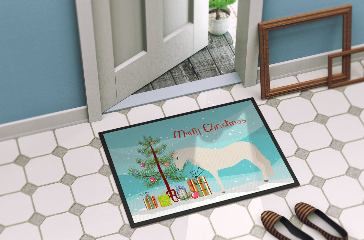 Paso Fino Horse Christmas Doormat Indoor Outdoor 24H X 36W Front Door Mat Rugs for Entryway, Non Slip Washable Low Pile,