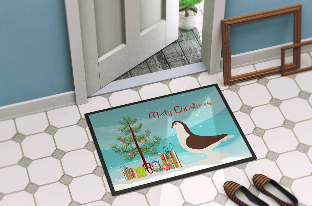 Large Pigeon Christmas Doormat Indoor Outdoor 24H X 36W Front Door Mat Rugs for Entryway, Non Slip Washable Low Pile,