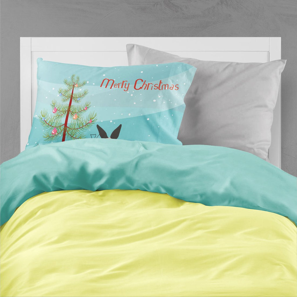 California White Rabbit Christmas Standard Pillowcase Lightweight Super Soft Easy Care Decorative Artwork Pillowcase, Standard