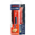 BOSCH 85225MC 3/8 In. x 1 In. Carbide Tipped 2-Flute Straight Bit (Router Bit)