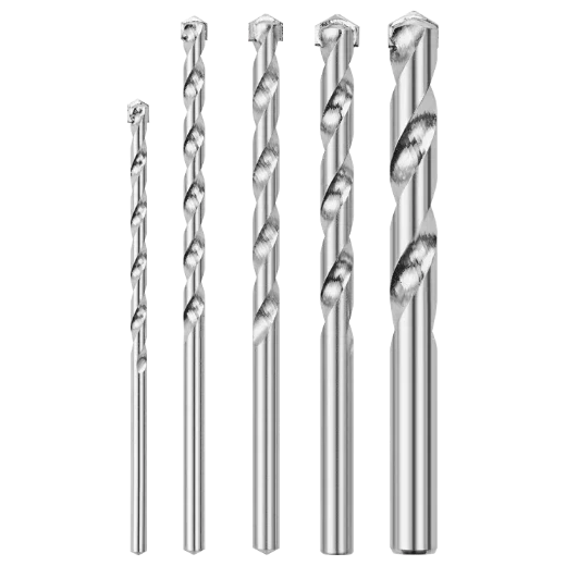 BOSCH BM5005 5 pc. Fast Spiral Rotary Masonry Bit Set