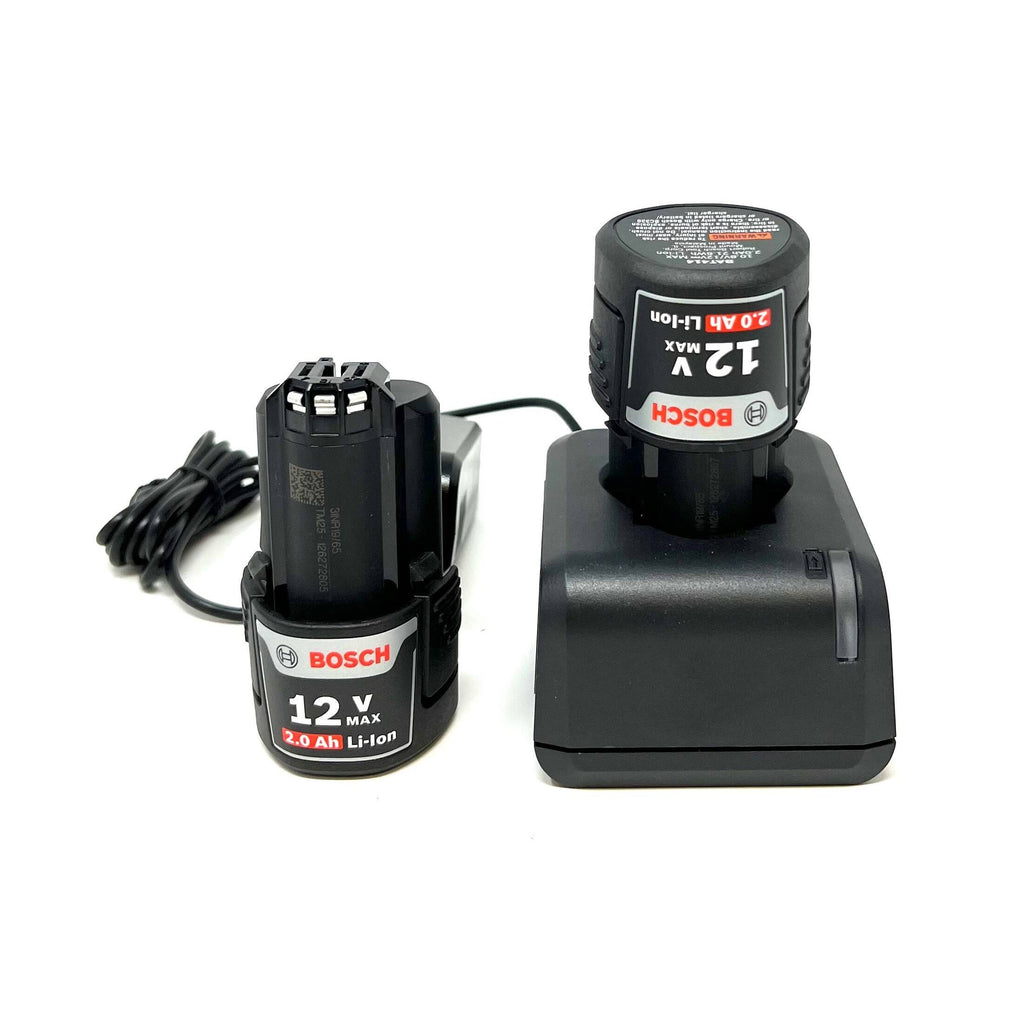 BOSCH GLL3-330CG-B 360-Degree Green Beam Three-Plane Line Laser Level with 2 Batteries