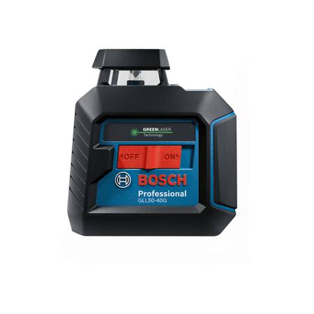 BOSCH GLL50-40G Green Beam Self-Leveling 360 Degree Cross-Line Laser