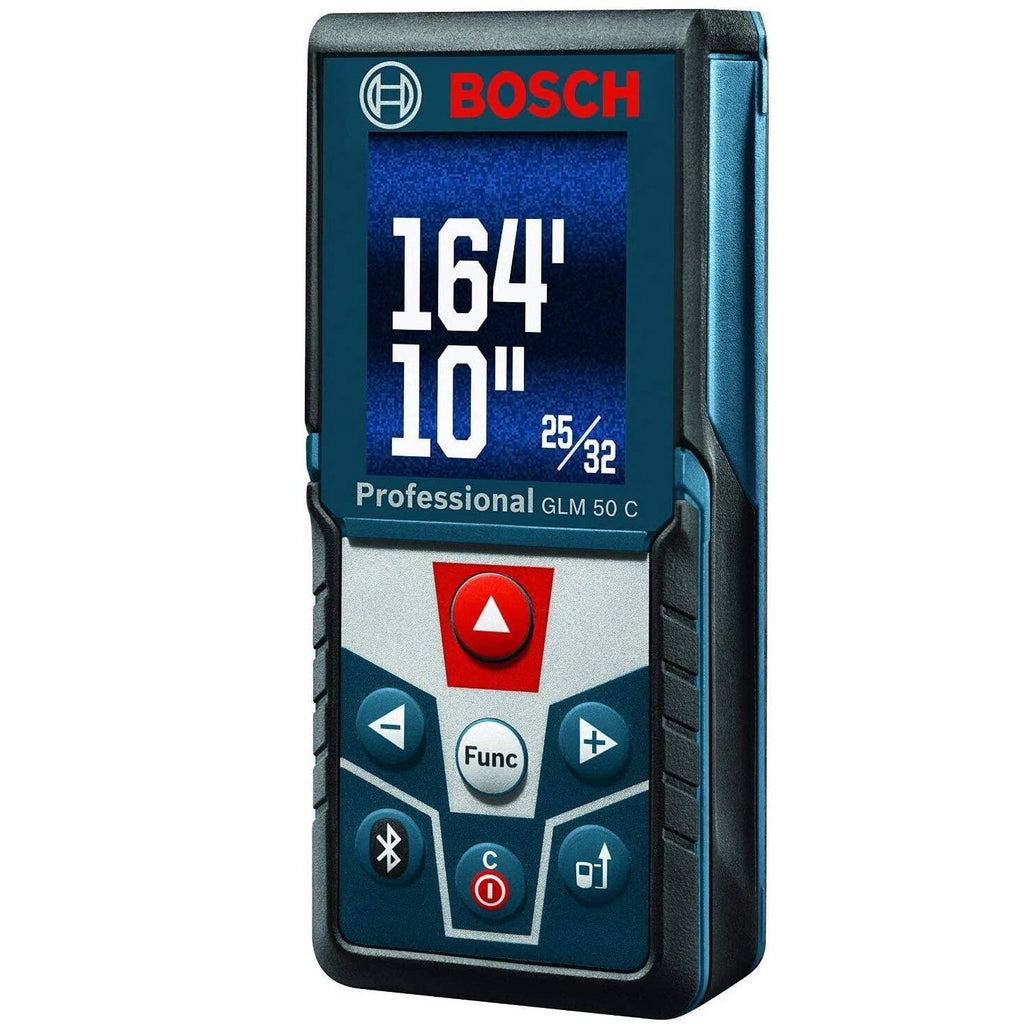 BOSCH GLM50C Bluetooth Laser Measure w/ Color Display & Inclinometer 165' - GLM50C