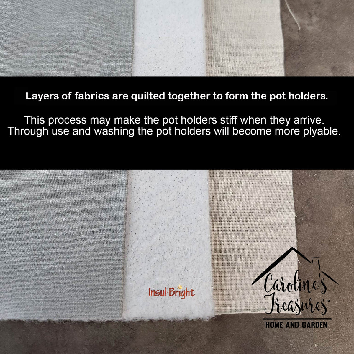 Letter E Initial Tiger Stripe Blue and White Pot Holder Set of 2 Heat Resistant Quilted Hot Pads 7.5 x 7.5 Inch, Insulated Kitchen Trivets for Cooking & Baking