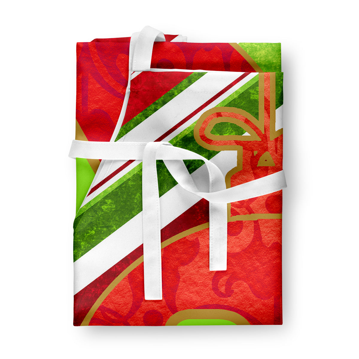 Christmas Oranment Holiday Initial Letter N Apron Cooking Kitchen Server Baking Crafts Gardening for Adult Women Men, Unisex, Large, Multicolor
