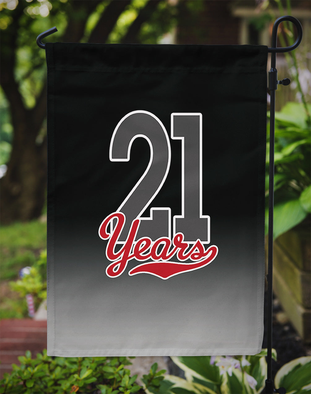 21 Years Garden Flag Mailbox Decorative Yard Banner Outside Patio Artwork for Flower Beds, Garden Size, Multicolor
