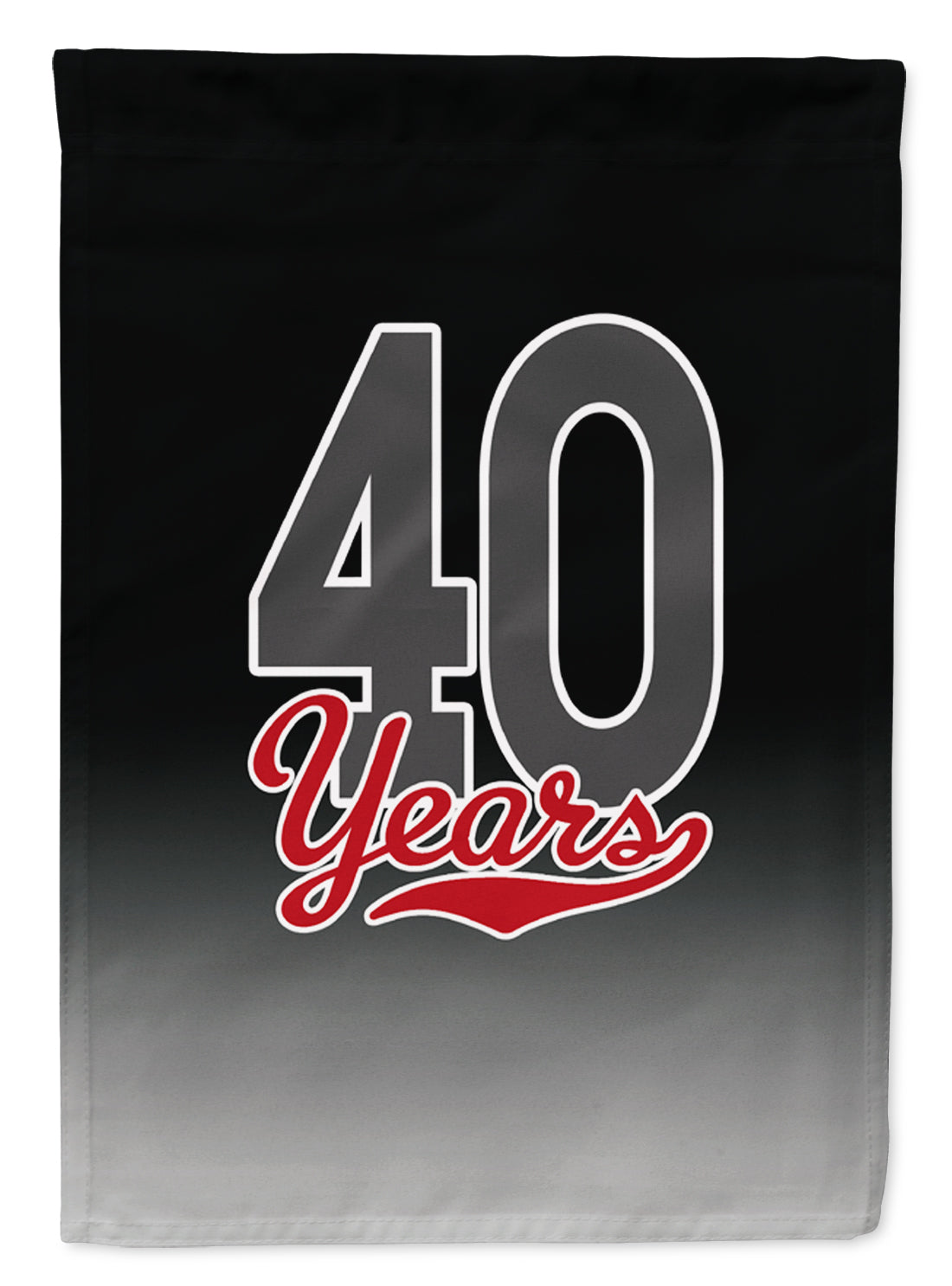 40 Years Garden Flag Mailbox Decorative Yard Banner Outside Patio Artwork for Flower Beds, Garden Size, Multicolor