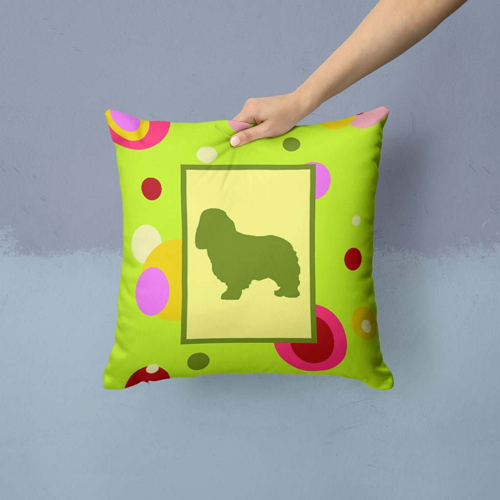 Cavalier Spaniel Decorative Throw Pillow 14x14 Indoor Outdoor Accent Cushion, Fabric Cover with Insert for Sofa, Bed, Porch & Living Room