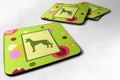 Ibizan Hound Foam Coasters Set of 4 Cup Coasters for Indoor Outdoor, Tabletop Protection, Anti Slip, Mouse pad Material