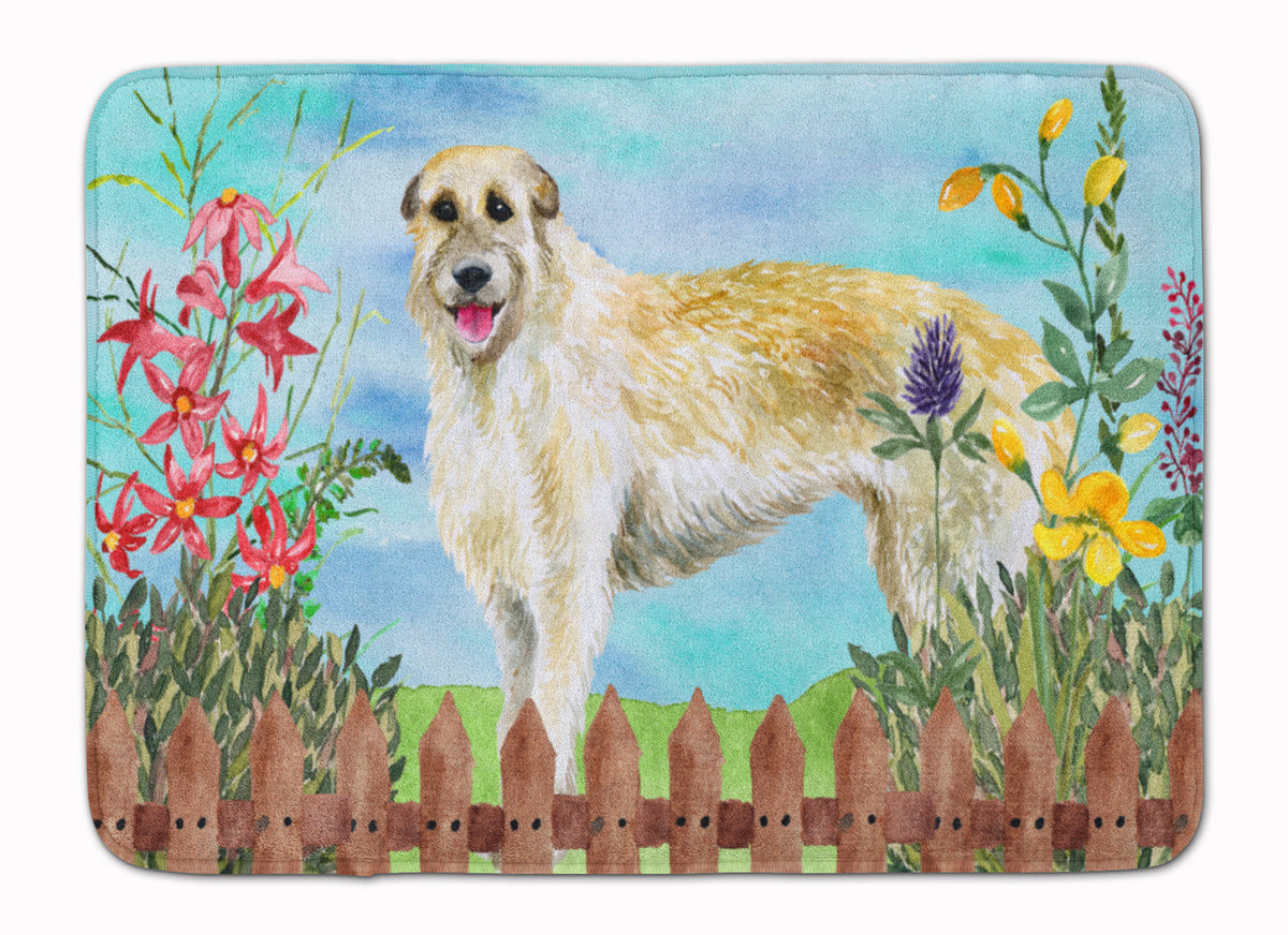 Irish Wolfhound Spring Memory Foam Kitchen Mat Machine Washable Anti-Fatigue Cushion Comfort Bath or Kitchen Rug