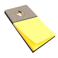 Jack Russell Terrier In the Kitchen Watercolor Sticky Note Holder Refillable Dispenser Desk Accessory 3x3 Pad Gift