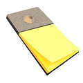 Shar Pei In the Kitchen Watercolor Sticky Note Holder Refillable Dispenser Desk Accessory 3x3 Pad Gift