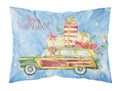 Merry Christmas Vizsla Standard Pillowcase Lightweight Super Soft Easy Care Decorative Artwork Pillowcase, Standard