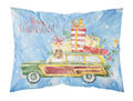 Merry Christmas Collie Standard Pillowcase Lightweight Super Soft Easy Care Decorative Artwork Pillowcase, Standard