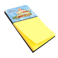 Merry Christmas Great Dane Watercolor Sticky Note Holder Refillable Dispenser Desk Accessory 3x3 Pad Gift