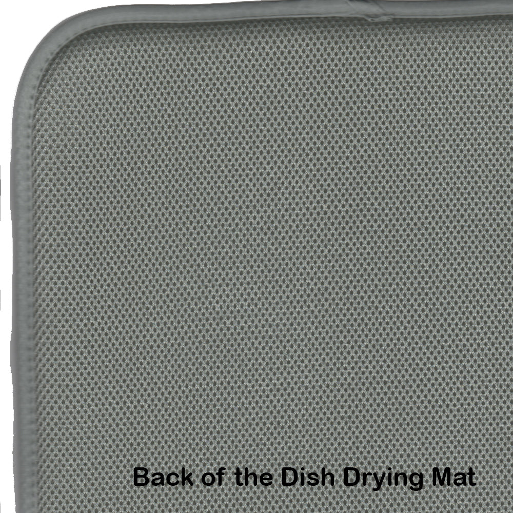 Fall Harvest Cavapoo Dish Drying Mat Absorbent Dish Drying Mat Pad for Kitchen Counter Dish Drainer Mat for Countertop, 14 x 21", Multicolor