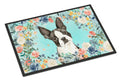 Boston Terrier Doormat Indoor Outdoor 18H X 27W Front Door Mat Rugs for Entryway, Non Slip Washable