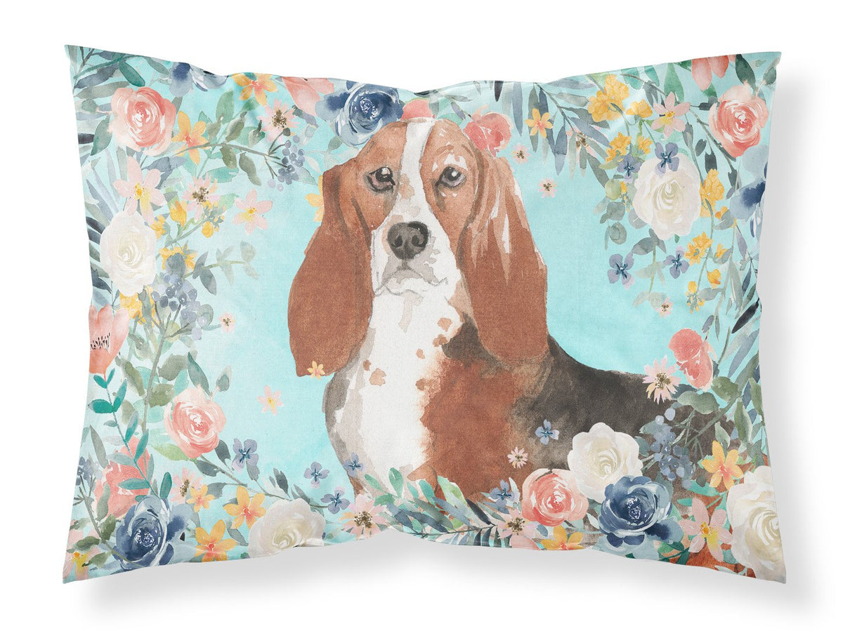 Basset Hound Standard Pillowcase Lightweight Super Soft Easy Care Decorative Artwork Pillowcase, Standard