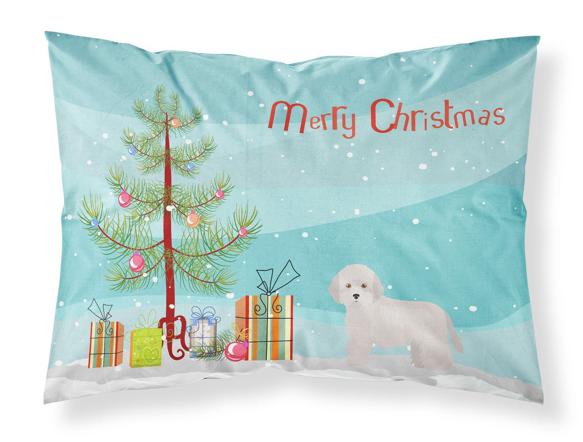 Cyprus Poodle Christmas Tree Standard Pillowcase Lightweight Super Soft Easy Care Decorative Artwork Pillowcase, Standard
