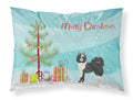 Black and White Elo dog Christmas Tree Standard Pillowcase Lightweight Super Soft Easy Care Decorative Artwork Pillowcase, Standard