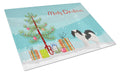 Japanese Chin Christmas Tree Cutting Board Tempered Glass Kitchen Cutting Surface, Heat Resistant Chopping, Non-Slip Feet, Food Prep & Serving