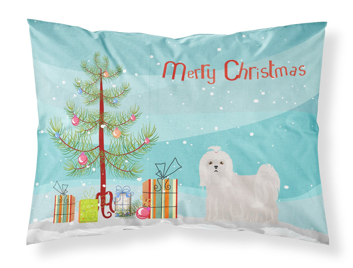 Maltese Christmas Tree Standard Pillowcase Lightweight Super Soft Easy Care Decorative Artwork Pillowcase, Standard