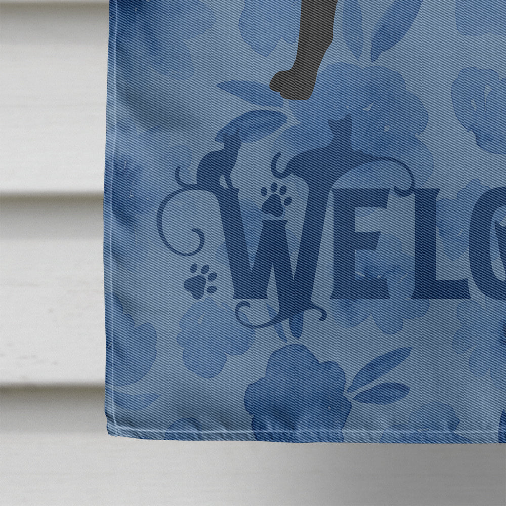 Oriental Shorthair #1 Cat Welcome House Flag 28x40 Porch Sleeve Pole Decorative Outside Yard Banner Artwork Wall Hanging, Polyester