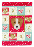 Kromfohrlander Love House Flag 28x40 Porch Sleeve Pole Decorative Outside Yard Banner Artwork Wall Hanging, Polyester