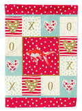 Comet Goldfish Love House Flag 28x40 Porch Sleeve Pole Decorative Outside Yard Banner Artwork Wall Hanging, Polyester