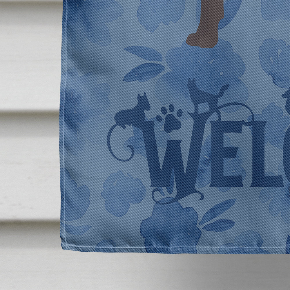 Mexican Hairless Dog #1 Welcome House Flag 28x40 Porch Sleeve Pole Decorative Outside Yard Banner Artwork Wall Hanging, Polyester