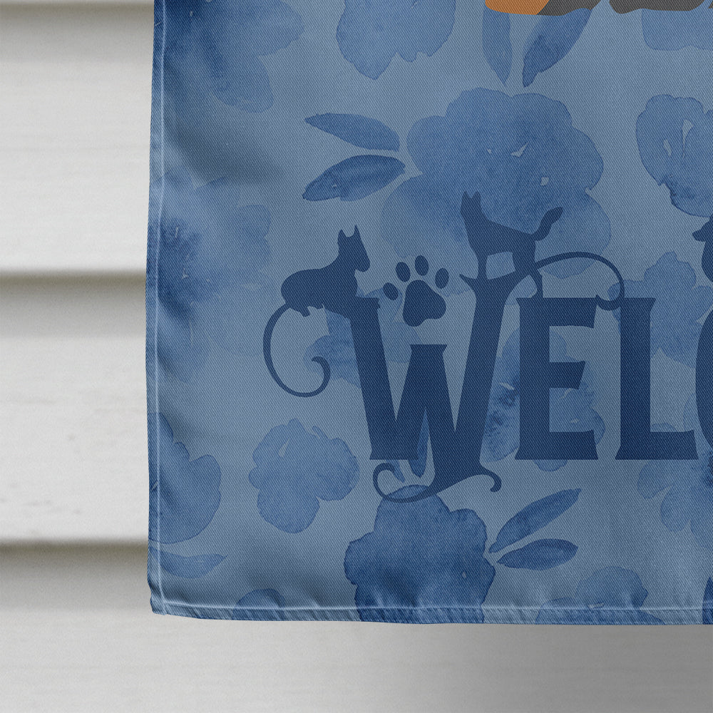 Yorkshire Terrier #1 Welcome House Flag 28x40 Porch Sleeve Pole Decorative Outside Yard Banner Artwork Wall Hanging, Polyester