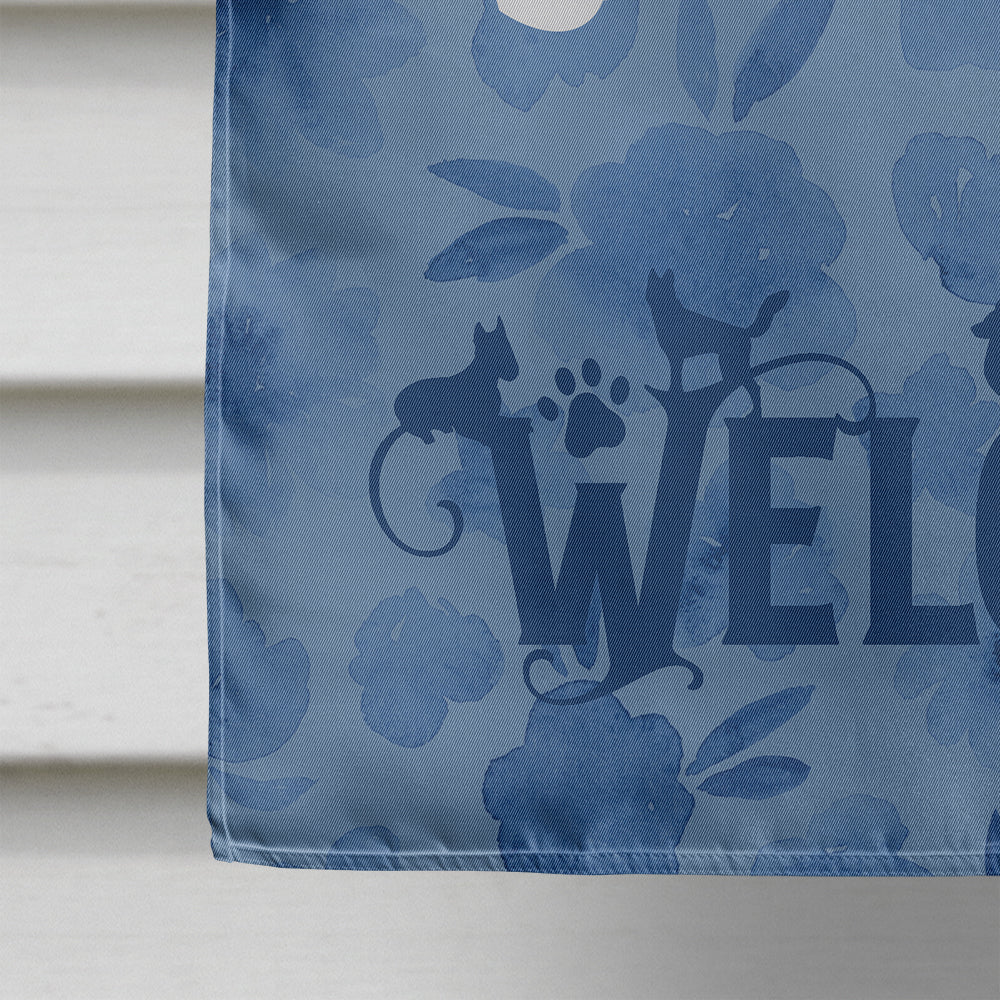 Maltese Welcome House Flag 28x40 Porch Sleeve Pole Decorative Outside Yard Banner Artwork Wall Hanging, Polyester