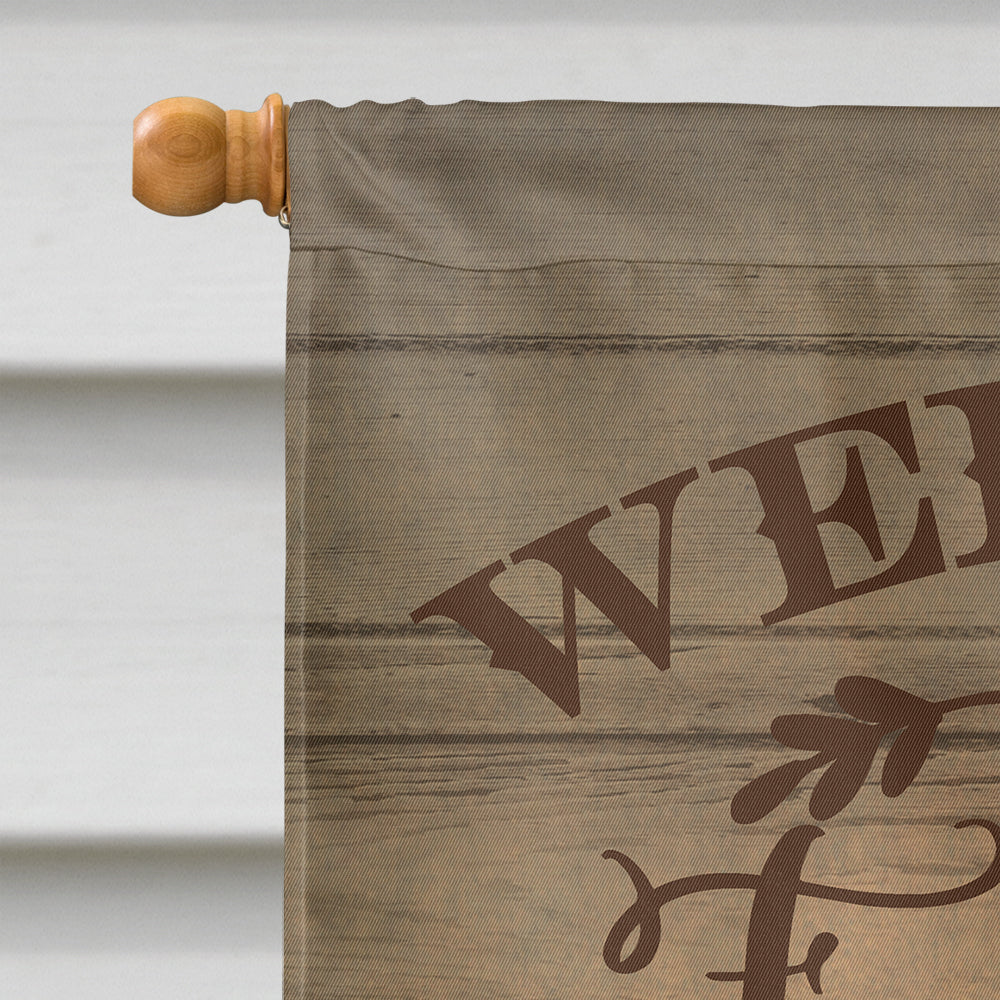 Arabian Camel Dromedary Welcome House Flag 28x40 Porch Sleeve Pole Decorative Outside Yard Banner Artwork Wall Hanging, Polyester