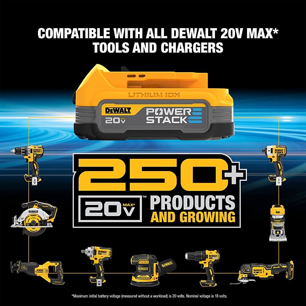 DEWALT DCBP034 20V MAX* XR POWERSTACK™ Compact Battery