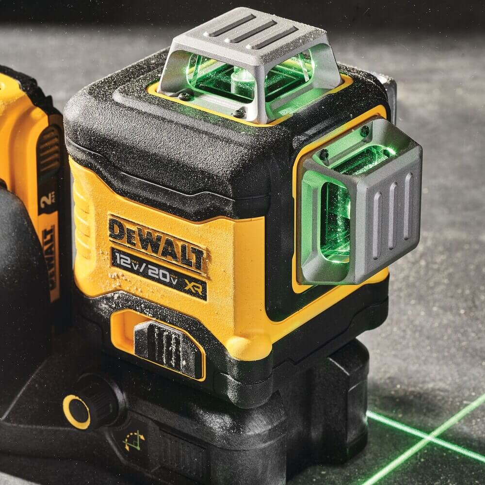 DEWALT DCLE34030G 20V MAX* 3 x 360 Green Laser