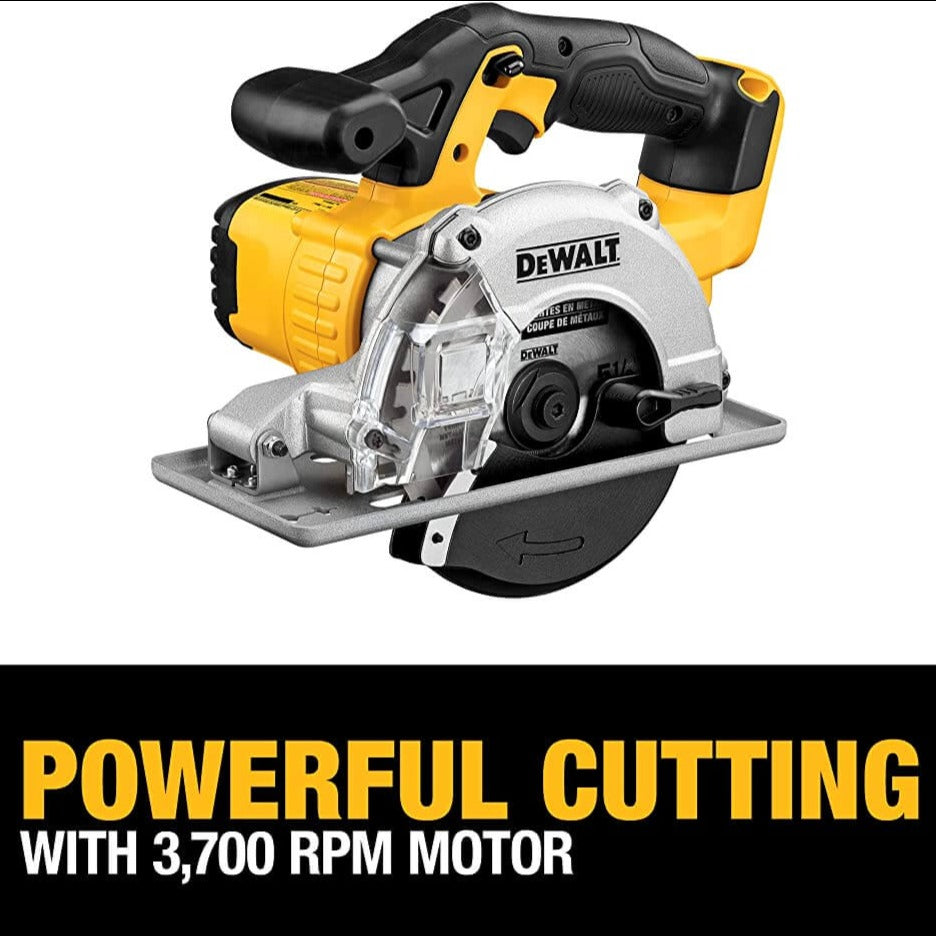 DEWALT DCS373B 20V MAX* Lithium Ion Metal Cutting Circular Saw 5-1/2" (Tool Only)