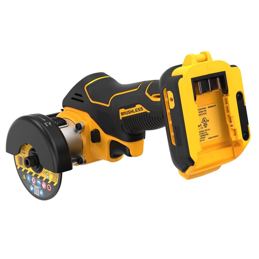 DEWALT DCS438E1 XR® 20V MAX* Brushless Cordless 3 in. Cut-Off Tool Kit