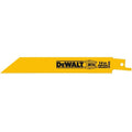 DEWALT DW4808 Metal Cutting 6" 14 TPI Straight Back Bi-Metal Reciprocating Saw Blade (5 Pk)