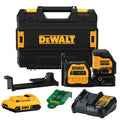 DEWALT DCLE34020G-QU 20V MAX* XR® Cordless Cross Line Green Laser Kit