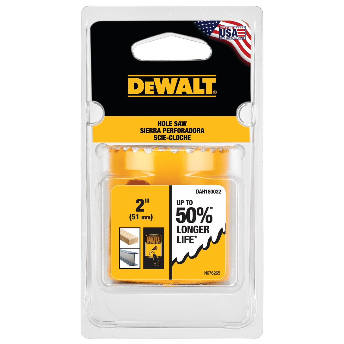DeWalt DAH180016 Bi-Metal Hole Saws